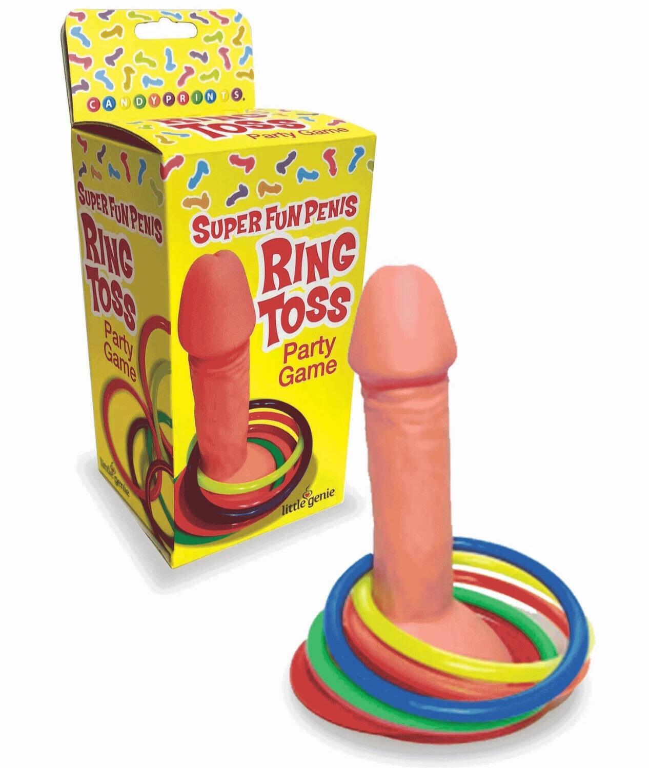 Willy Pecker Ring Toss Party Game – Funny Adult Gag Joke Bachelorette Hen Party