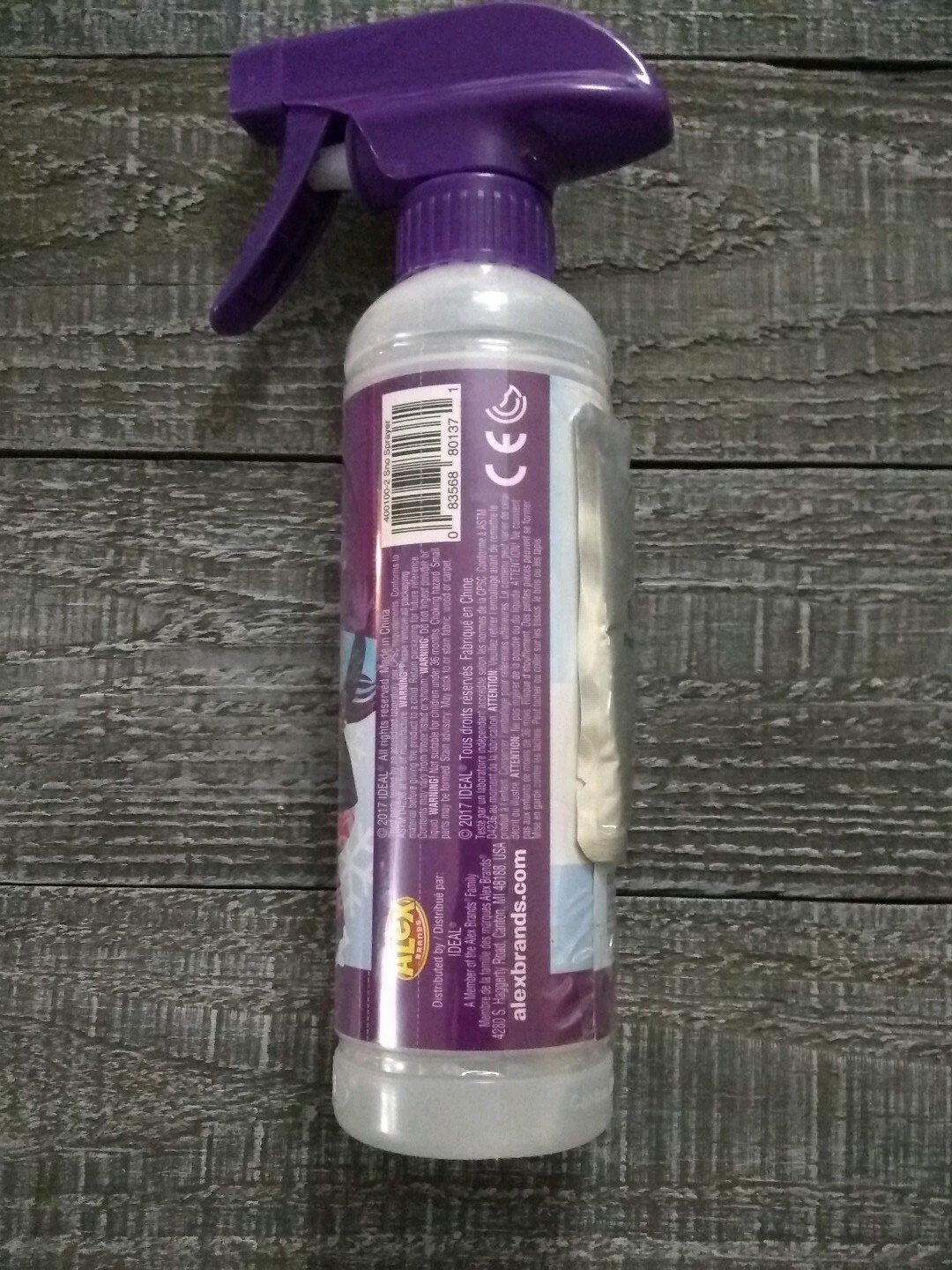 Ideal Sno-Sprayer Purple Snow Winter Alex Brand Sealed New.