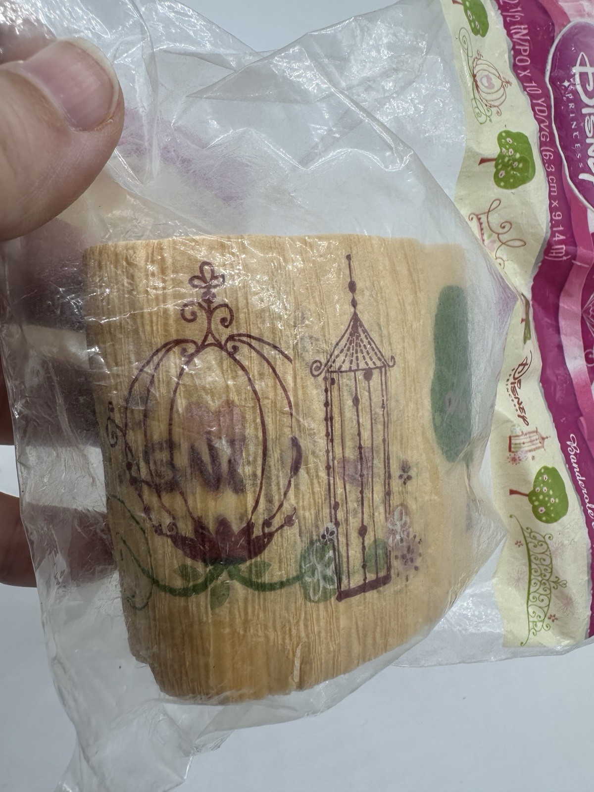 VTG 2 packs Disney Princess Crepe Paper Streamers Beige Hallmark Party