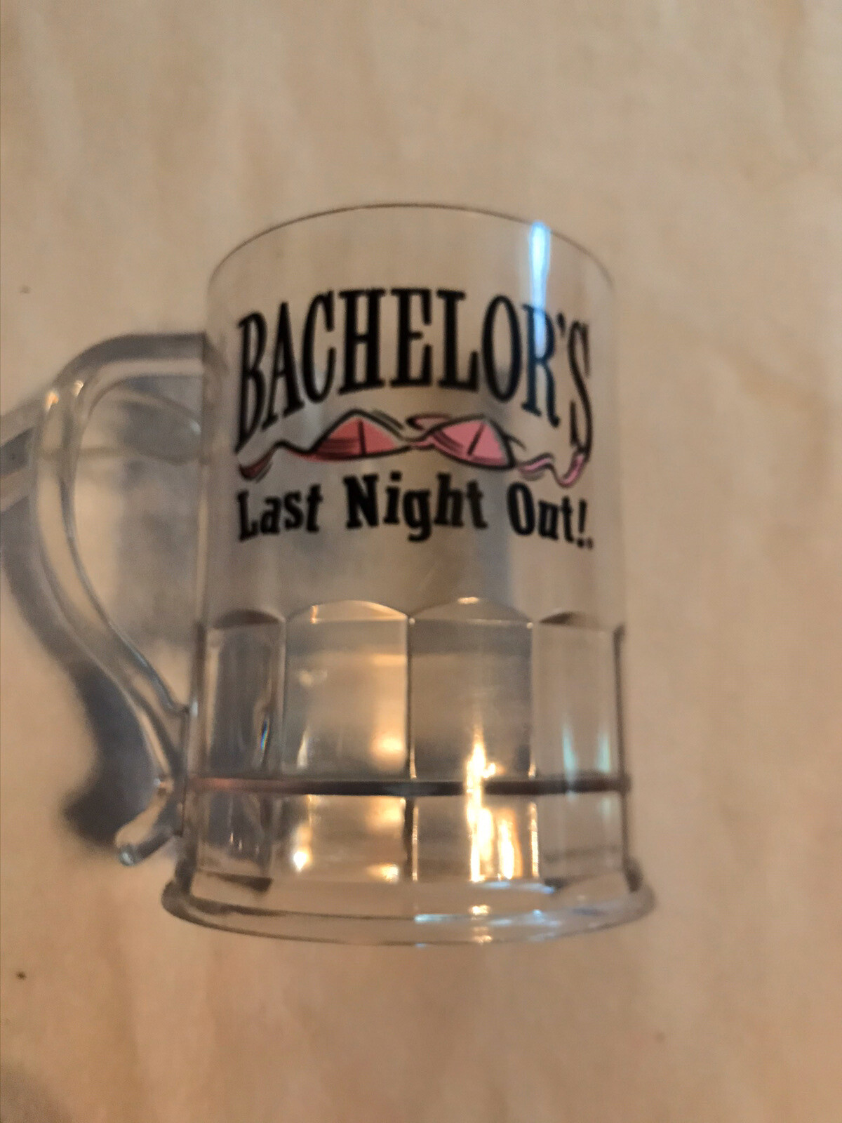 bachelorette Last Night Out Plastic Mug
