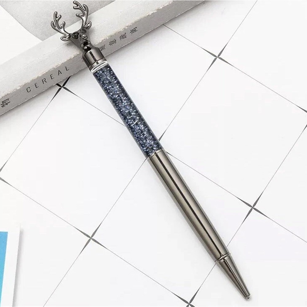 Silver Novelty Boxed Pen – Christmas Gift for Him/Her, Kids & Family