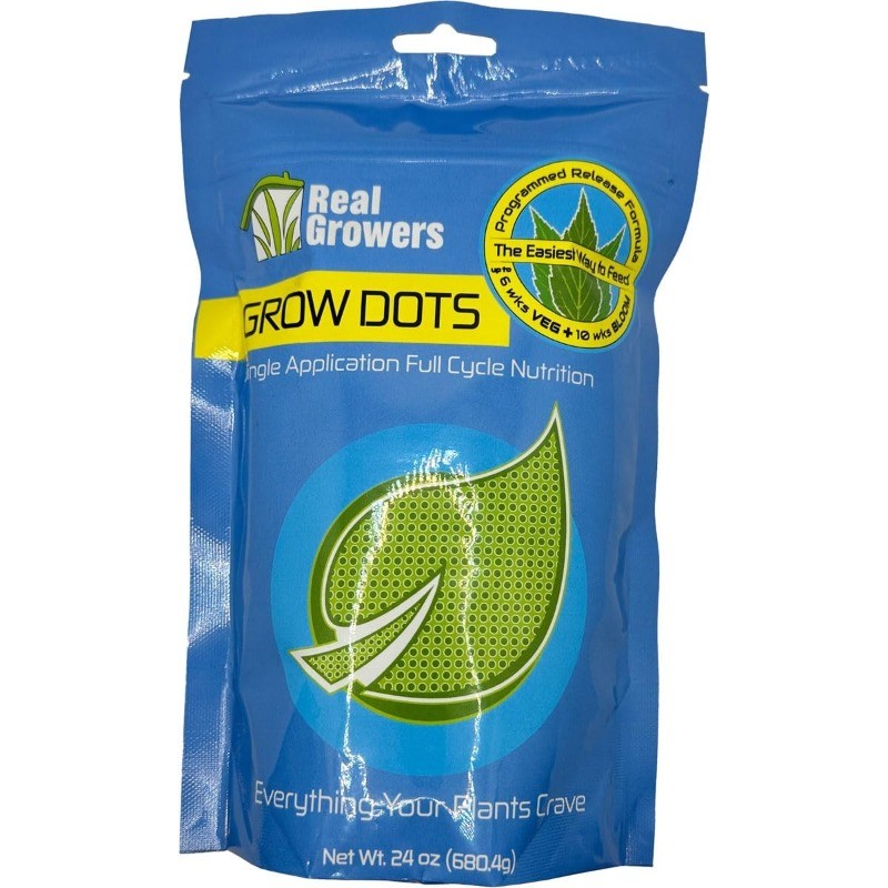 Grow Dots Plant Food, Single-Application, Programmed-Release Plant Nutrient Fert