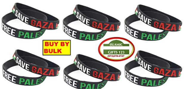FREE Palestine Flag wristband LOT Jerusalem Gift Dome Of Rock Free GAZA Islamic