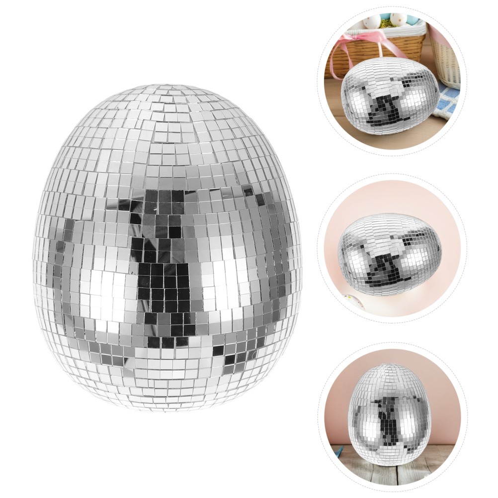 Disco Egg Decoration Reflective Ktv Garden Mirror Ornament Easter