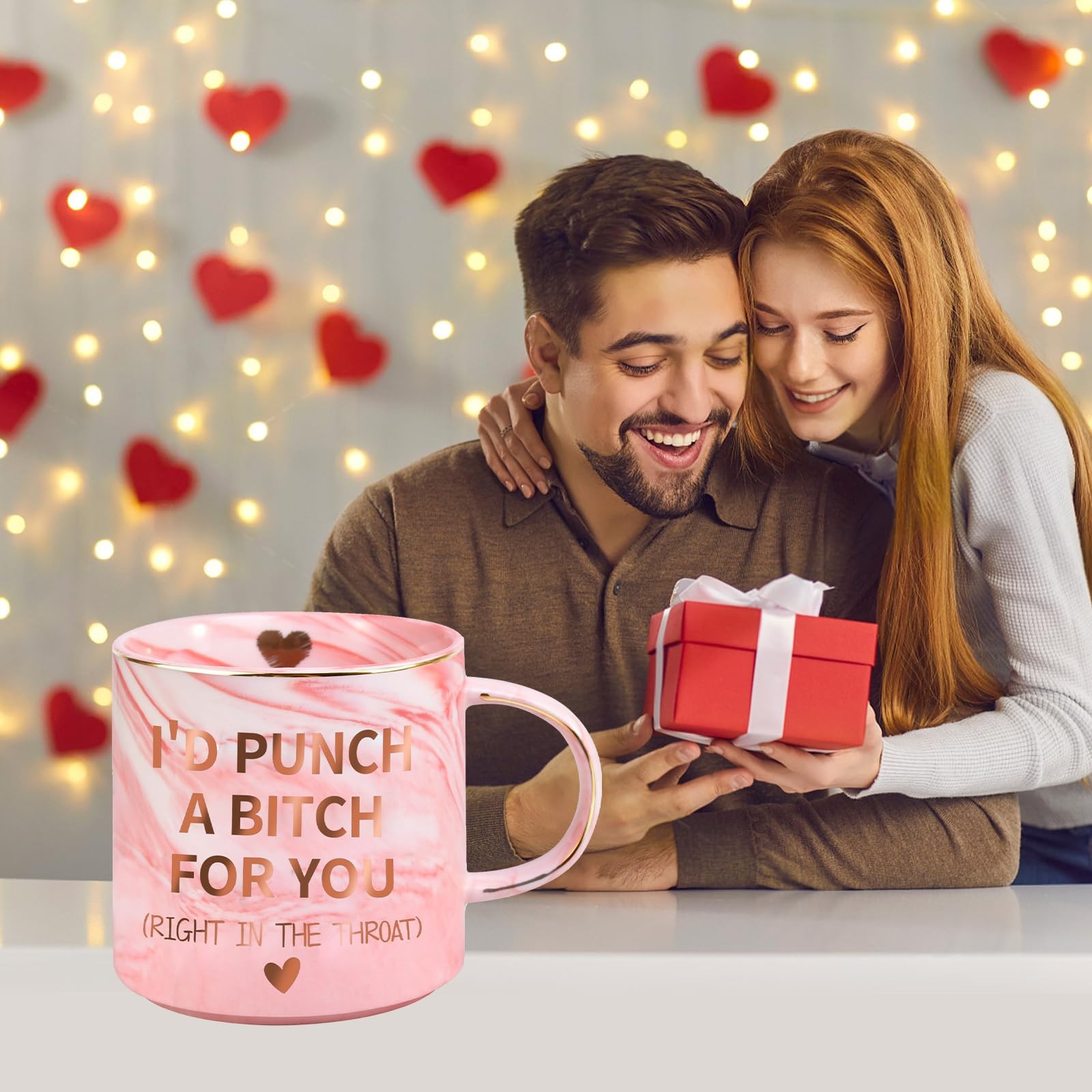 Ulrhpc Mothers Day Mom Gifts for Wife from Daughter Son, 12 Ounces, Pink