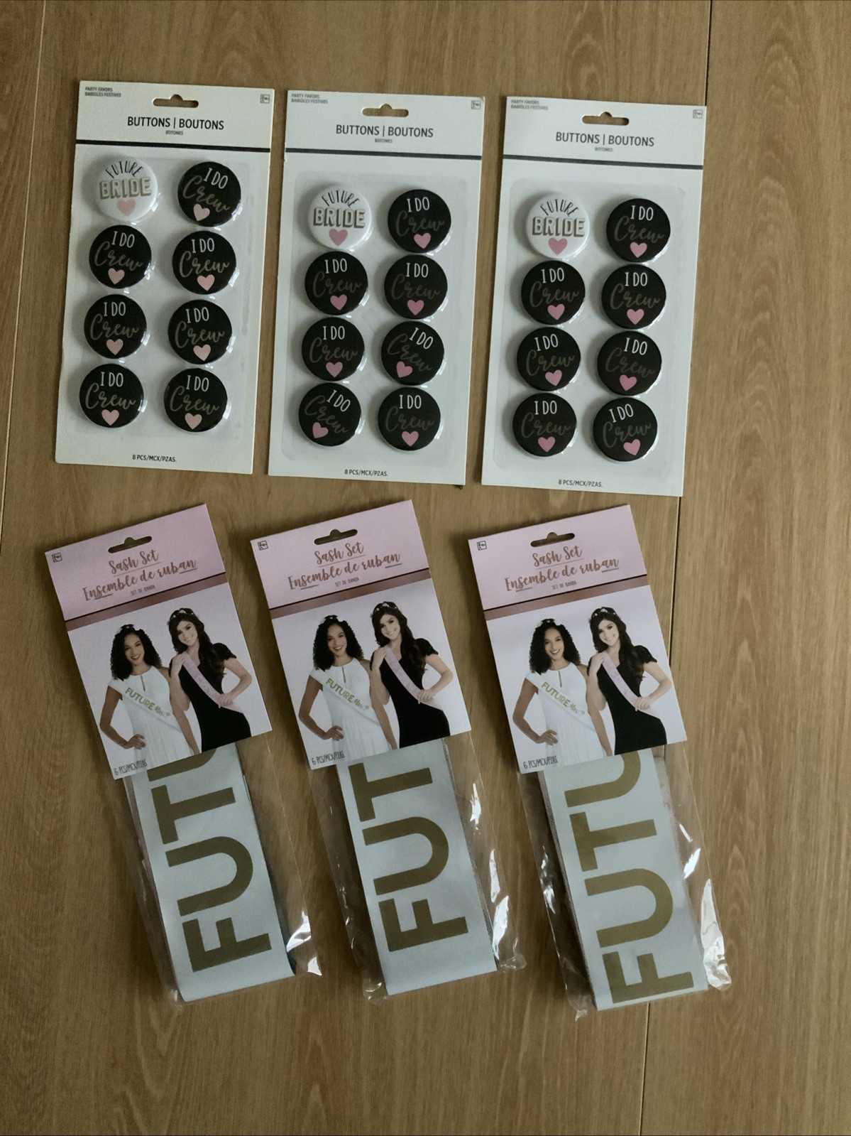 Bachelorette Party Sash And Buttons Set – I Do Crew – Lot