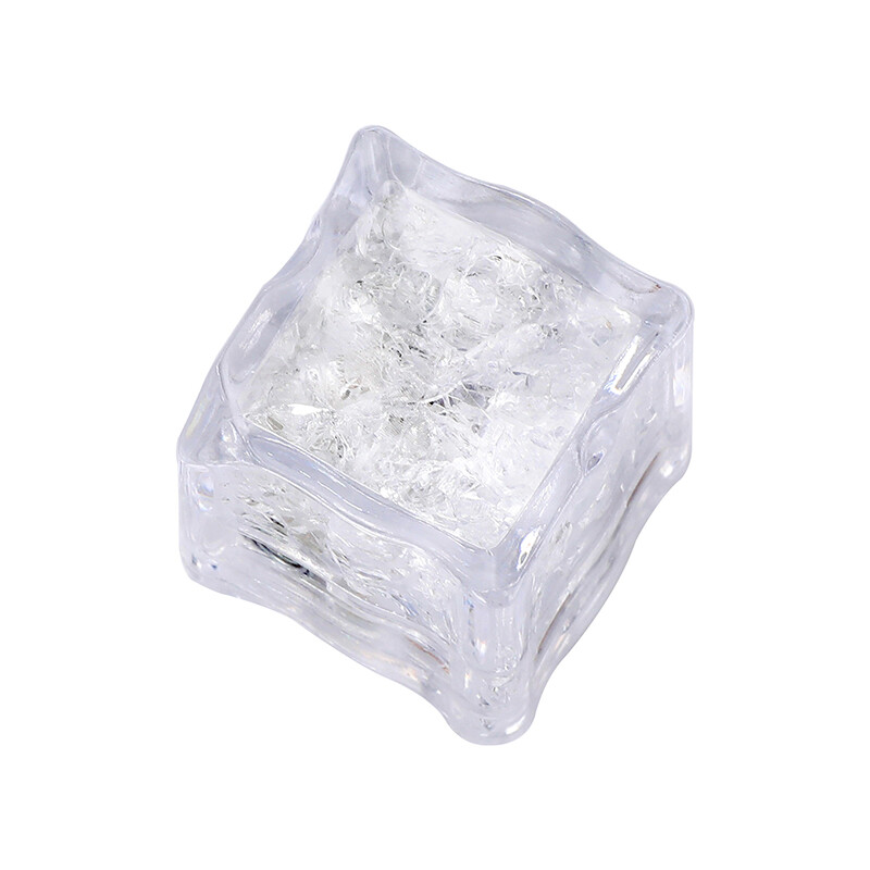 20x Waterproof Light Up Led Ice Cubes for Party Drinks Glowing Flashing Ice Cube