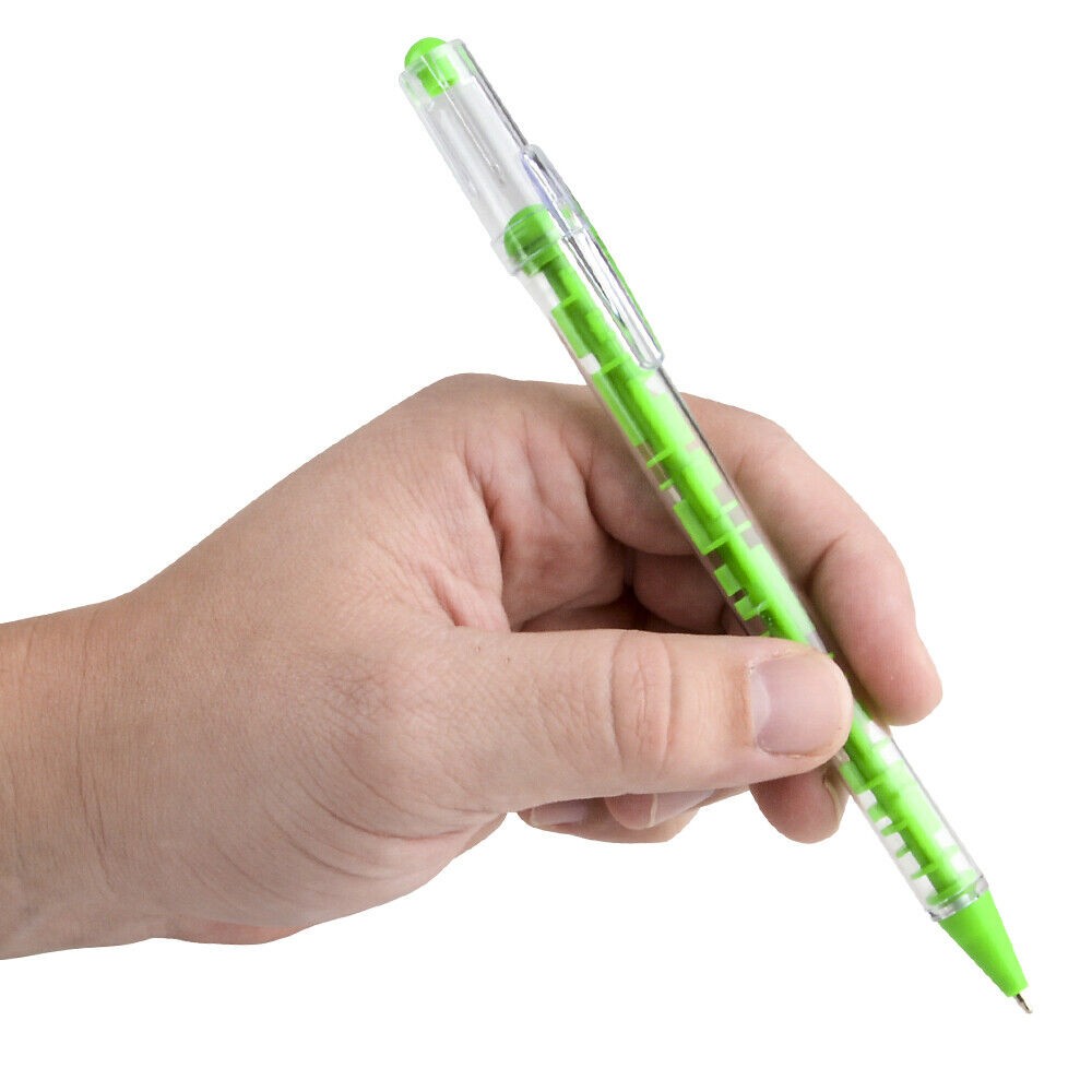 24 Maze Puzzle Pens – Built-in Ball Novelty Fun Fidget Game Child Kid Toy (2 dz)