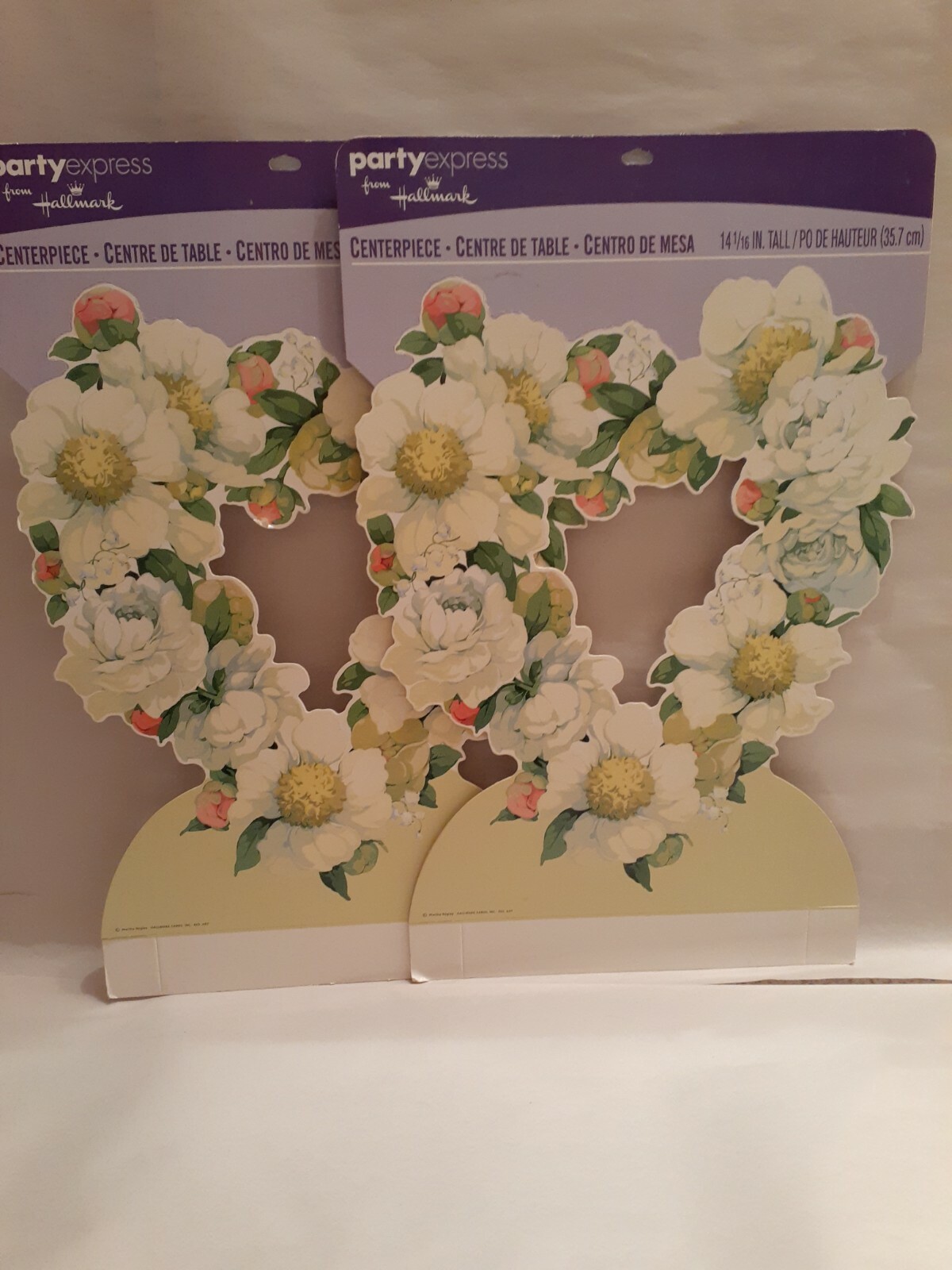 Vintage New Old Stock, Paper Heart Punch Out Centerpiece, Valentine’s, Wedding