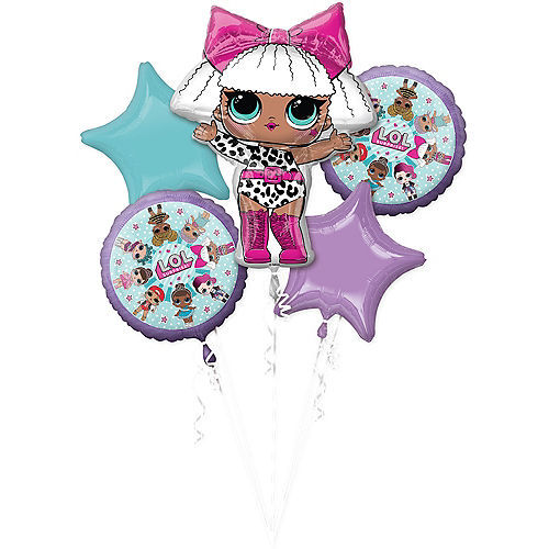 LOL Surprise Balloon Bouquet 5pc