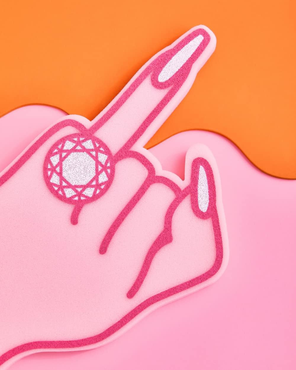 XL Engaged Foam Ring Finger for Bachelorette Party Bride To Be Decor