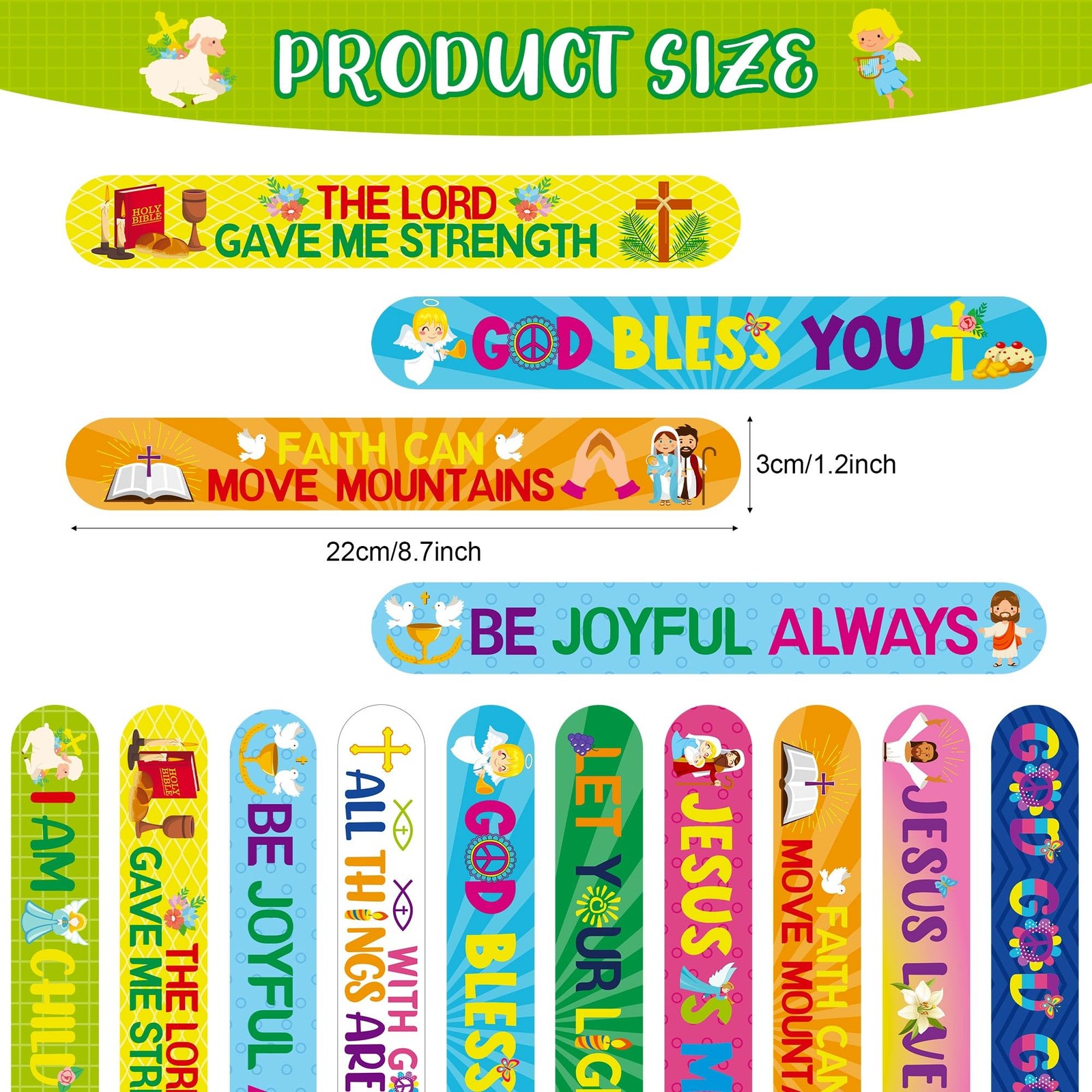 Frienda Wristband: about 8.7 x 1.2 inches/ 22 x 3 cm, As the Pictures Shown