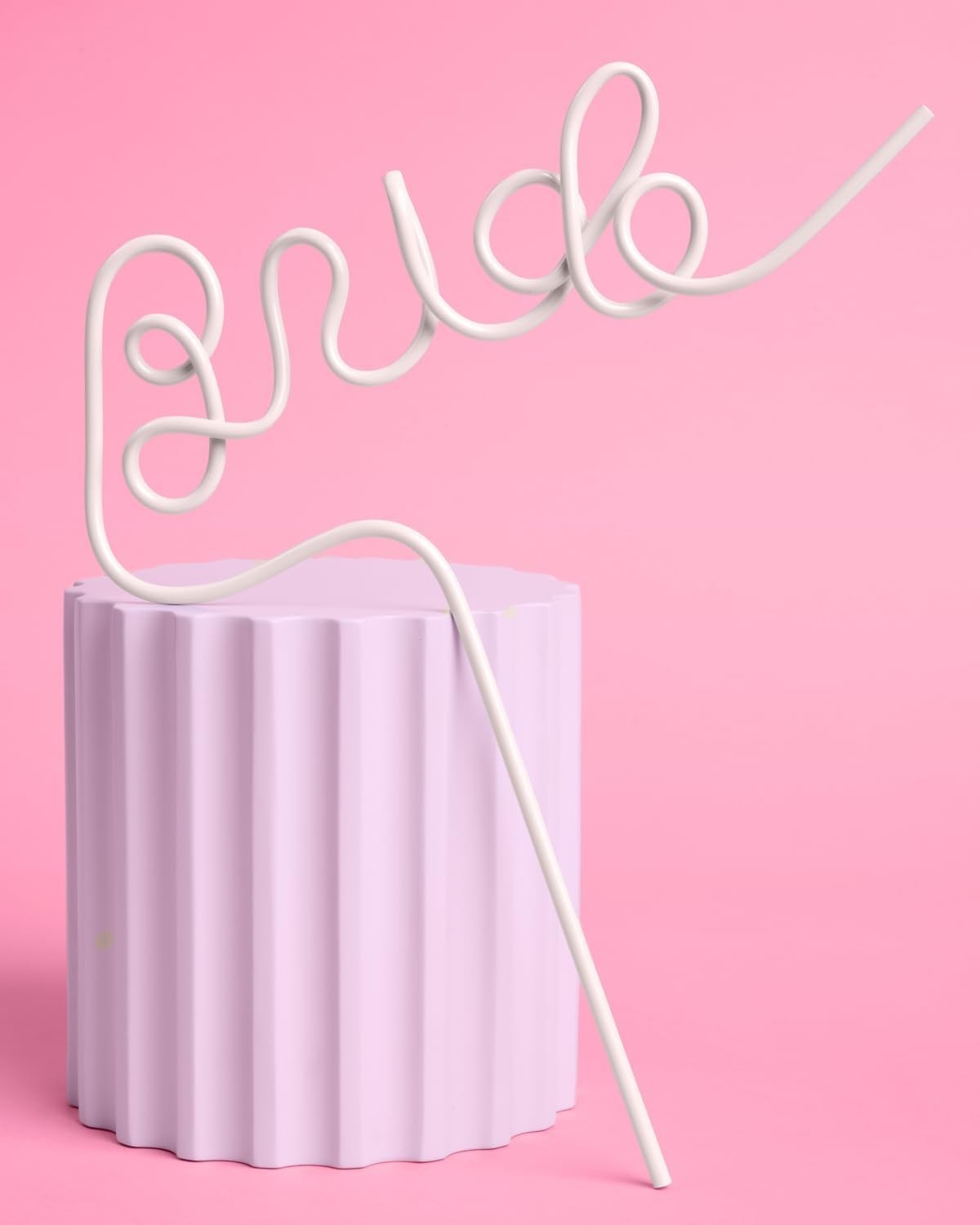 Bachelorette Party XL White Bride Straw | Bridal Shower Party Decorations | B…