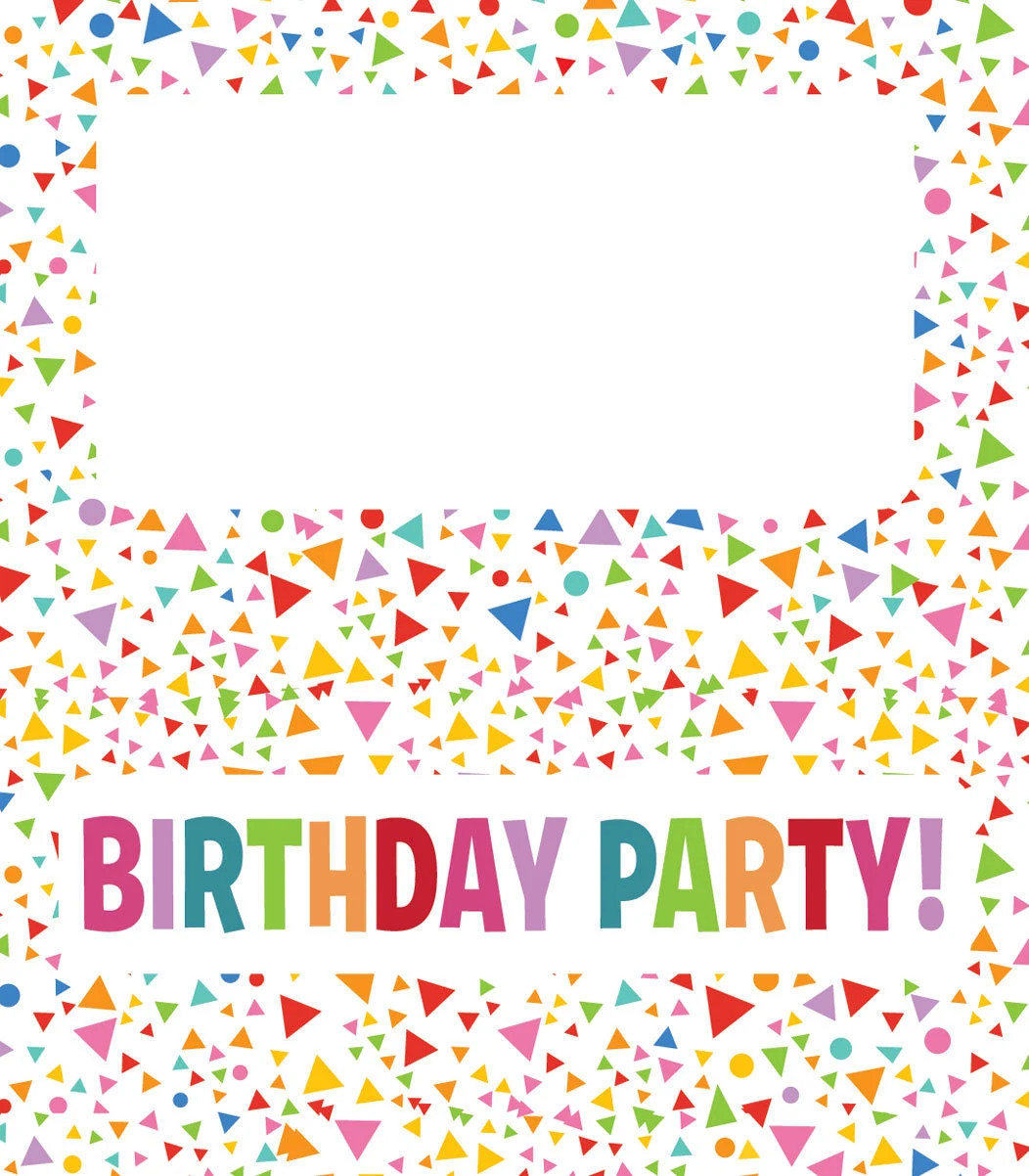 Colorful Confetti Happy Birthday Place Cards – 25 Place Cards – Party – B77548