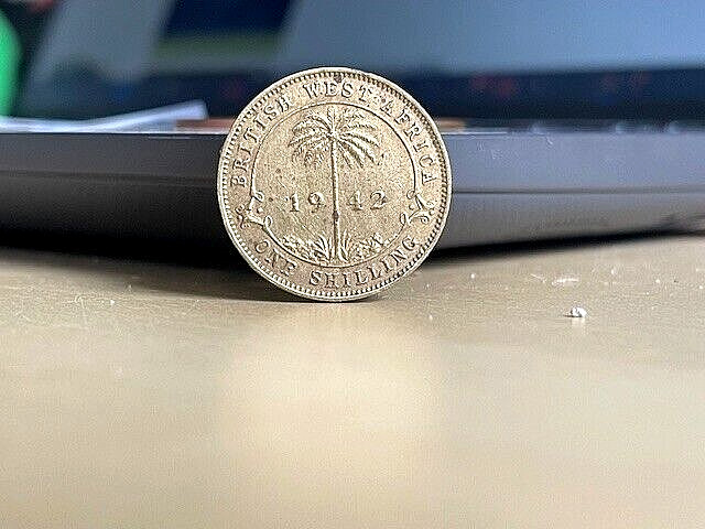 West Africa 1942 one shilling coin