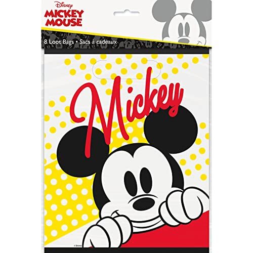 Unique Disney Mickey Mouse Party Loot Bags – 8 ct