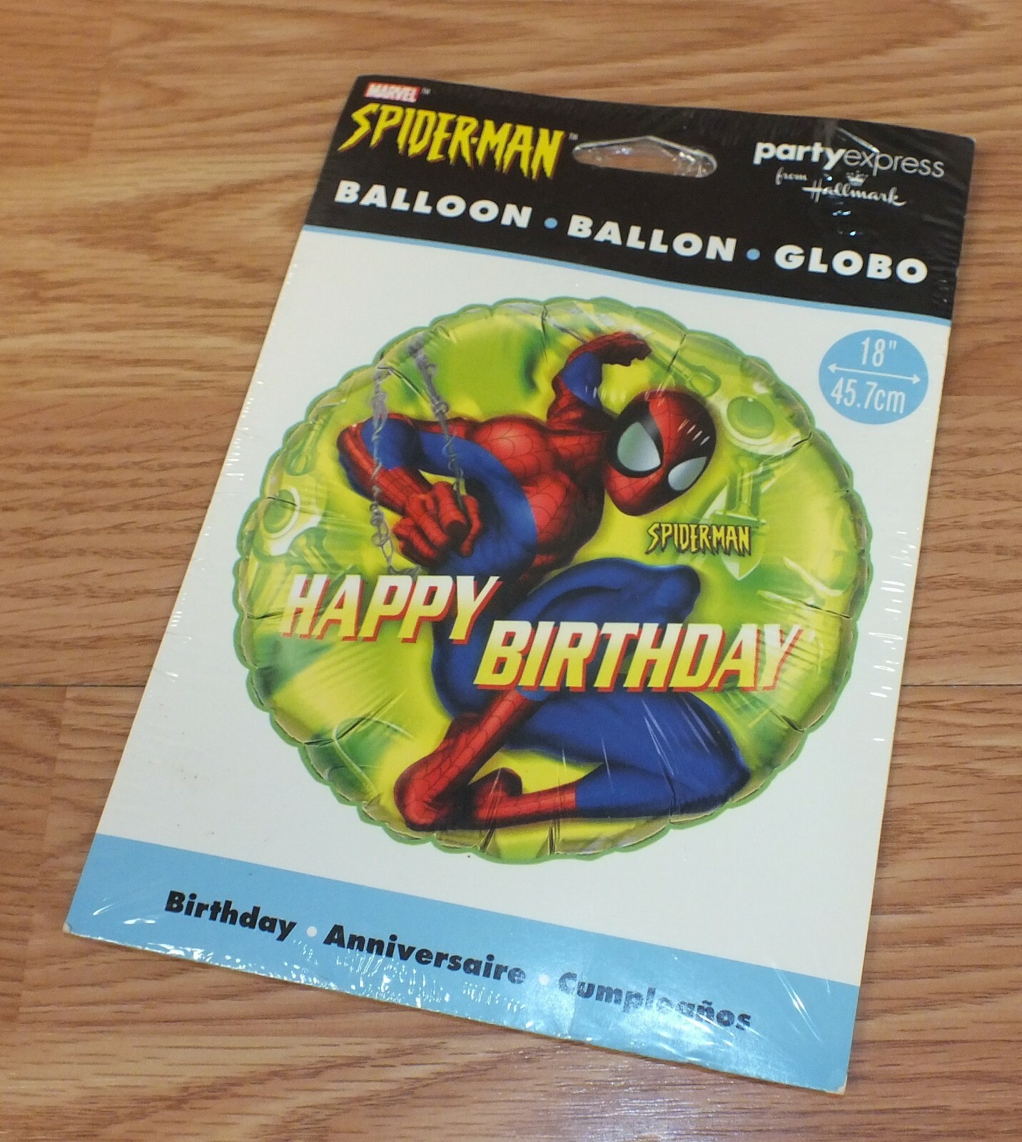 Party Express – Marvel Spider-Man 18″ (inch) Green Super Hero Character Balloon