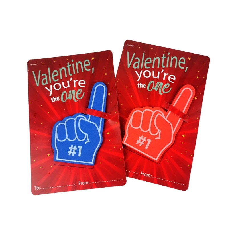 5x Mini Foam Fingers #1 EVA Foam Cheering Gloves 6x10cm/2.36×3.94 for Sports