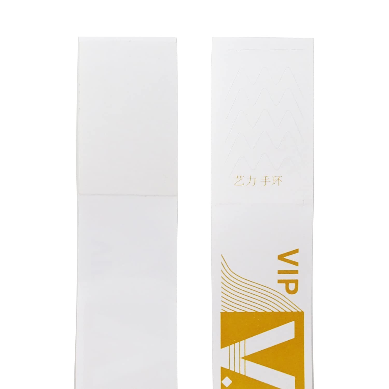 Honbay 100PCS Waterproof VIP Wristbands Gold Party 9.84*0.75inch,