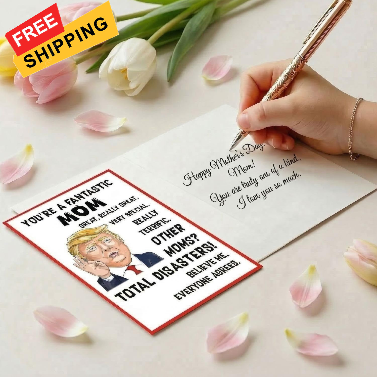 You’re A Fantastic Mom – Mothers Day Gift Card, 13.46 cm x 20.32 cm, Card 01