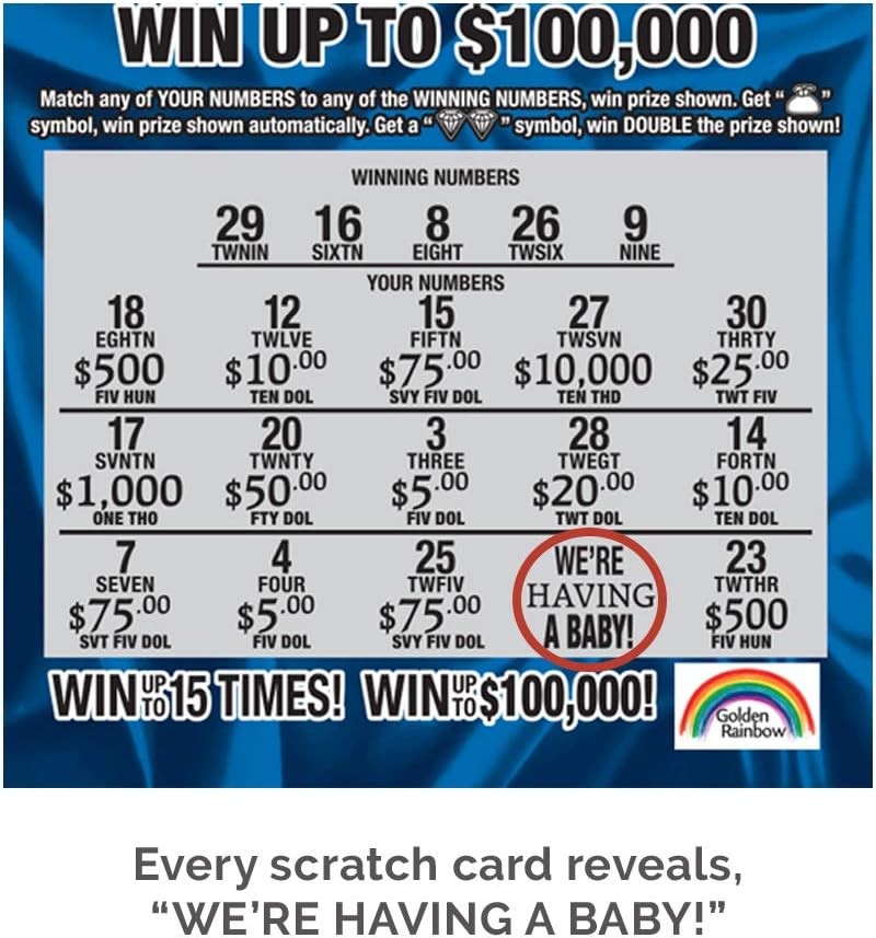 Golden Rainbow Will You Marry Me Proposal Replica Scratch Off Cards | Set of …