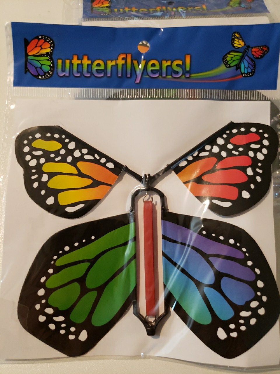 Butterflyers Butterflies New Wind Up Set Of 10 Put In Card,book,box