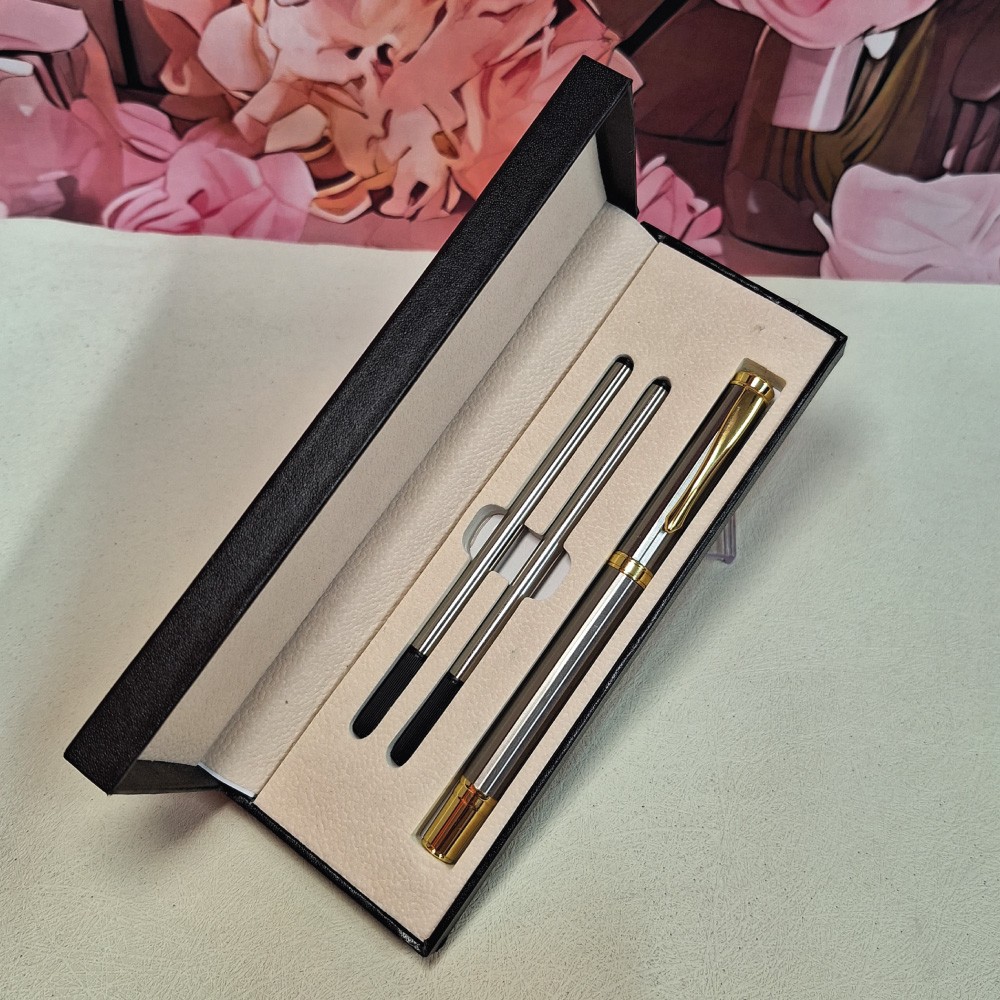 Personalised Birthday Silver Ballpoint Pen Set |18th, 21st, 30th, 40th, 50th, 60