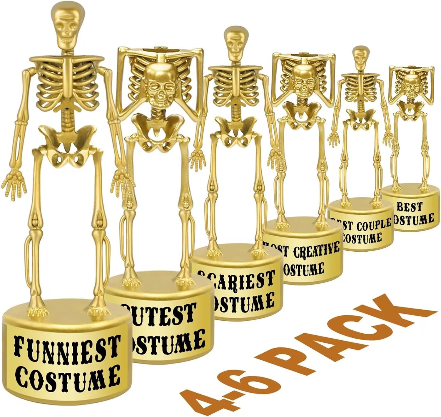 ORIENTAL CHERRY Halloween Party Supplies – Golden Best Costume Skeleton Trophies