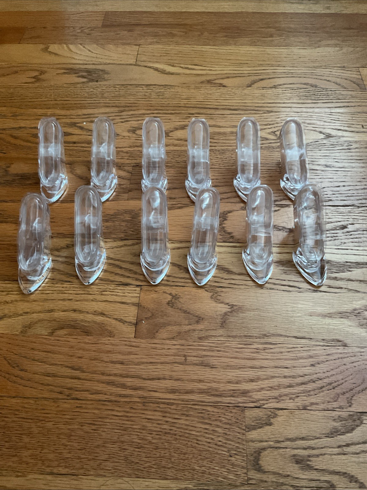 12 PC FILLABLE CINDERELLA CLEAR SLIPPER WEDDING PARTY FAVOR Princess High Heel