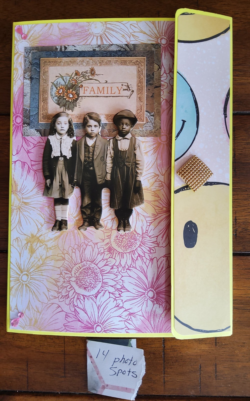 Handmade Junk Journal Photo Album Folio – Choose Design – Holds 4×6 Photos
