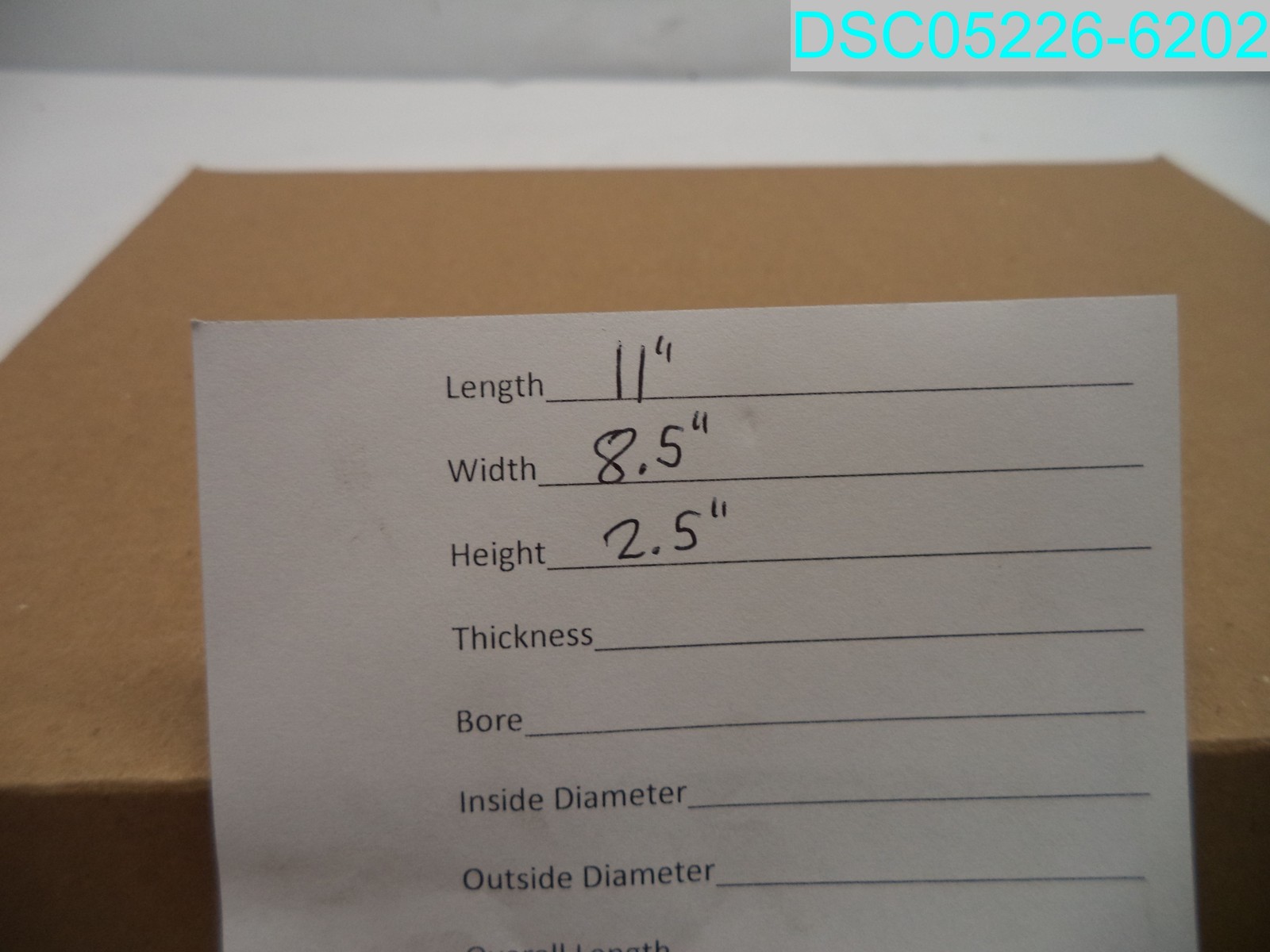 QTY=37: 11″ 2- Piece Plain Cardboard Gift Box 8.5″ W X 2.5″ H