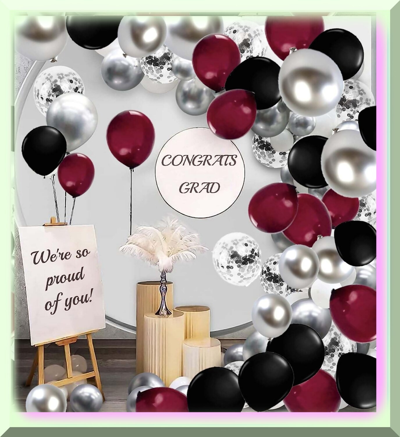 Graduation Fiesta Decorations Kit with 45 Balloons