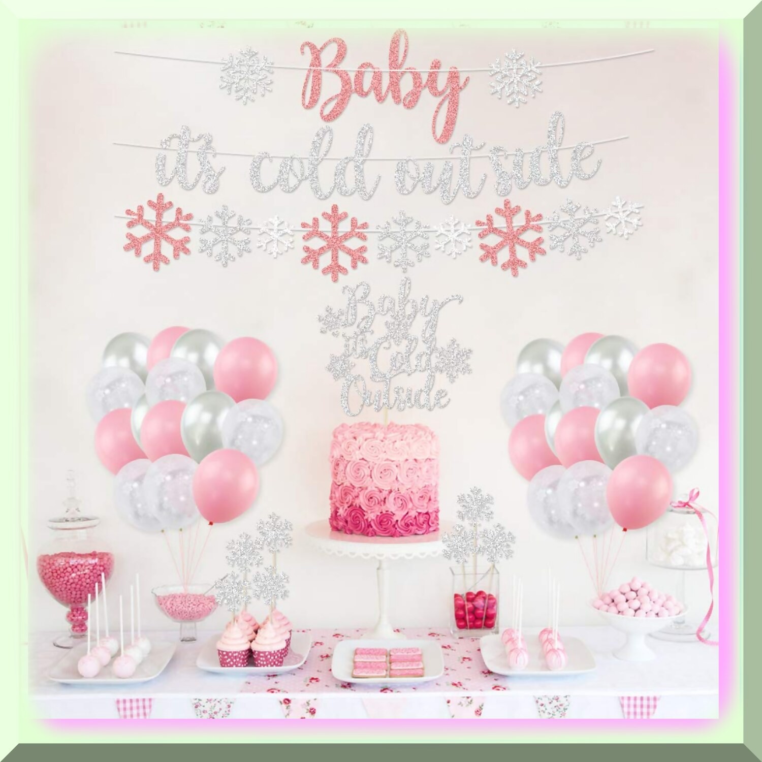 Winter Wonderland Baby Shower and Birthday Party Supplies