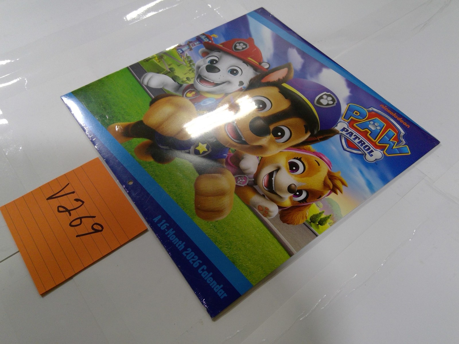 DateWorks Paw Patrol 16-Month 2026 Wall Calendar Multicolor Kids Cartoon New