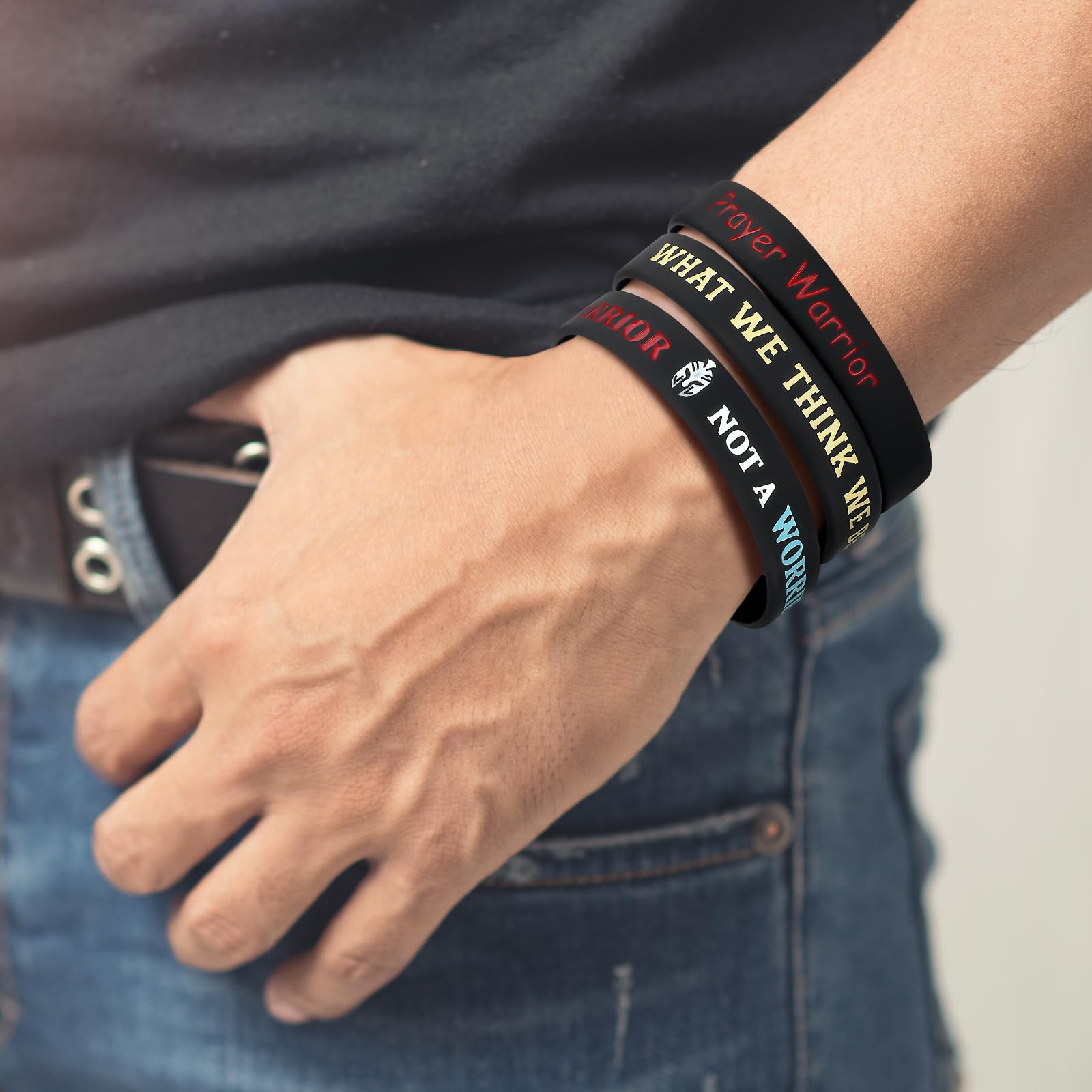 Inspirational Silicone Bracelets Rubber Bands Wristbands