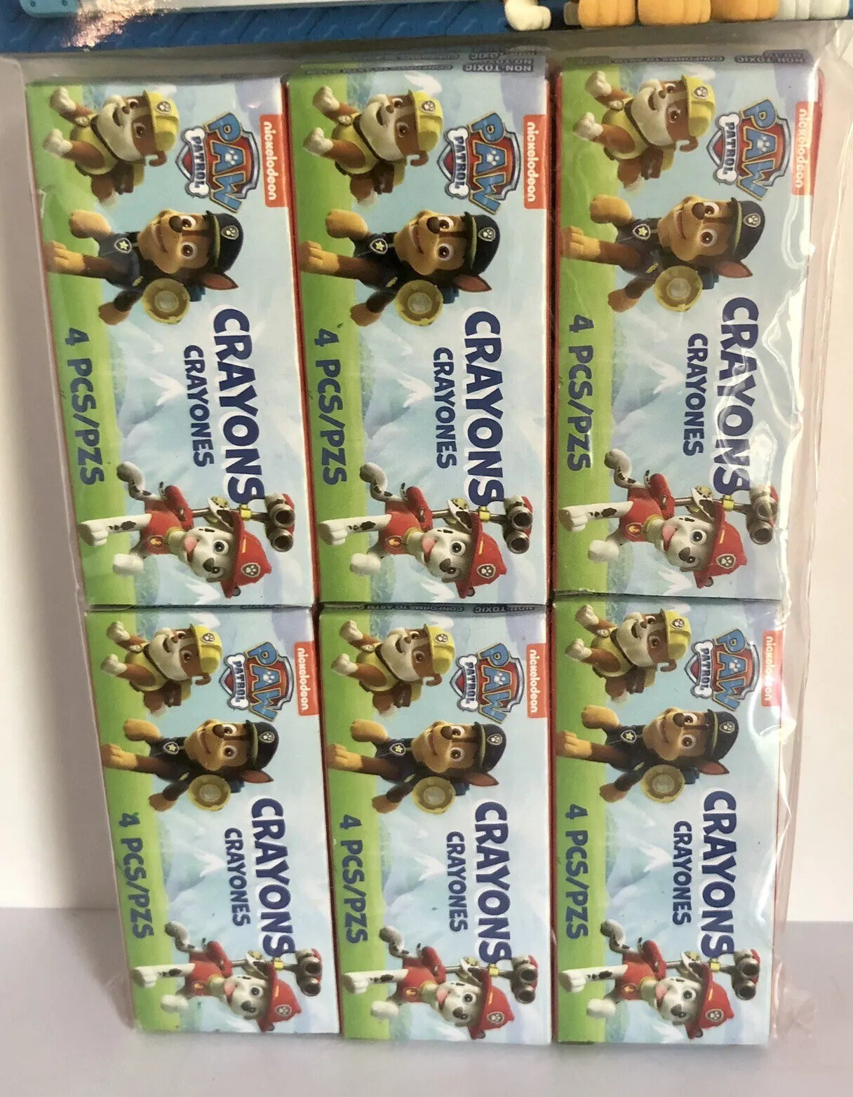 Paw Patrol Crayons Award Ribbon Confetti Mini Toy Camera Birthday Party Supplies