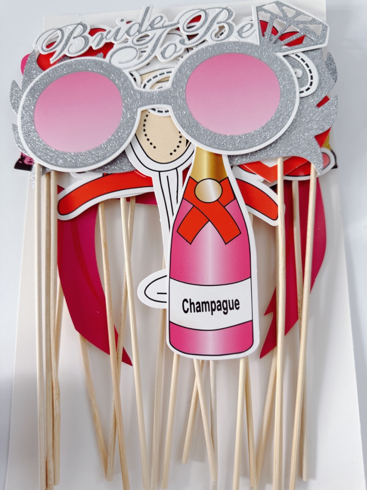 Bride to be Bachelorette Hen Night Party Selfie Photo Booth Prop Fun Game Decor