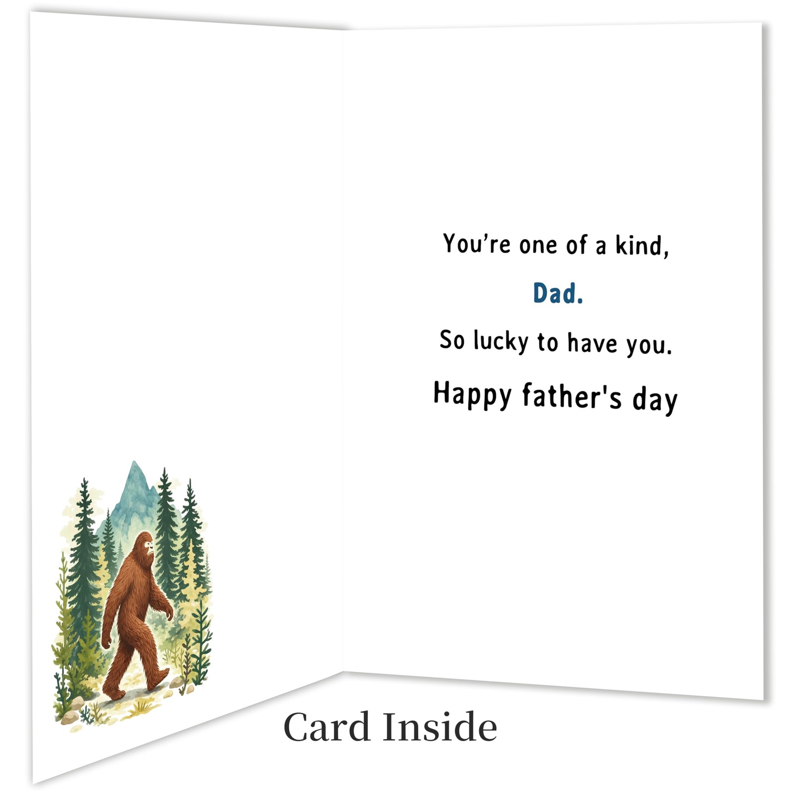 IDU Fathers Day Card, Funny Card Gifts 7 x 5 inches, ZN-521