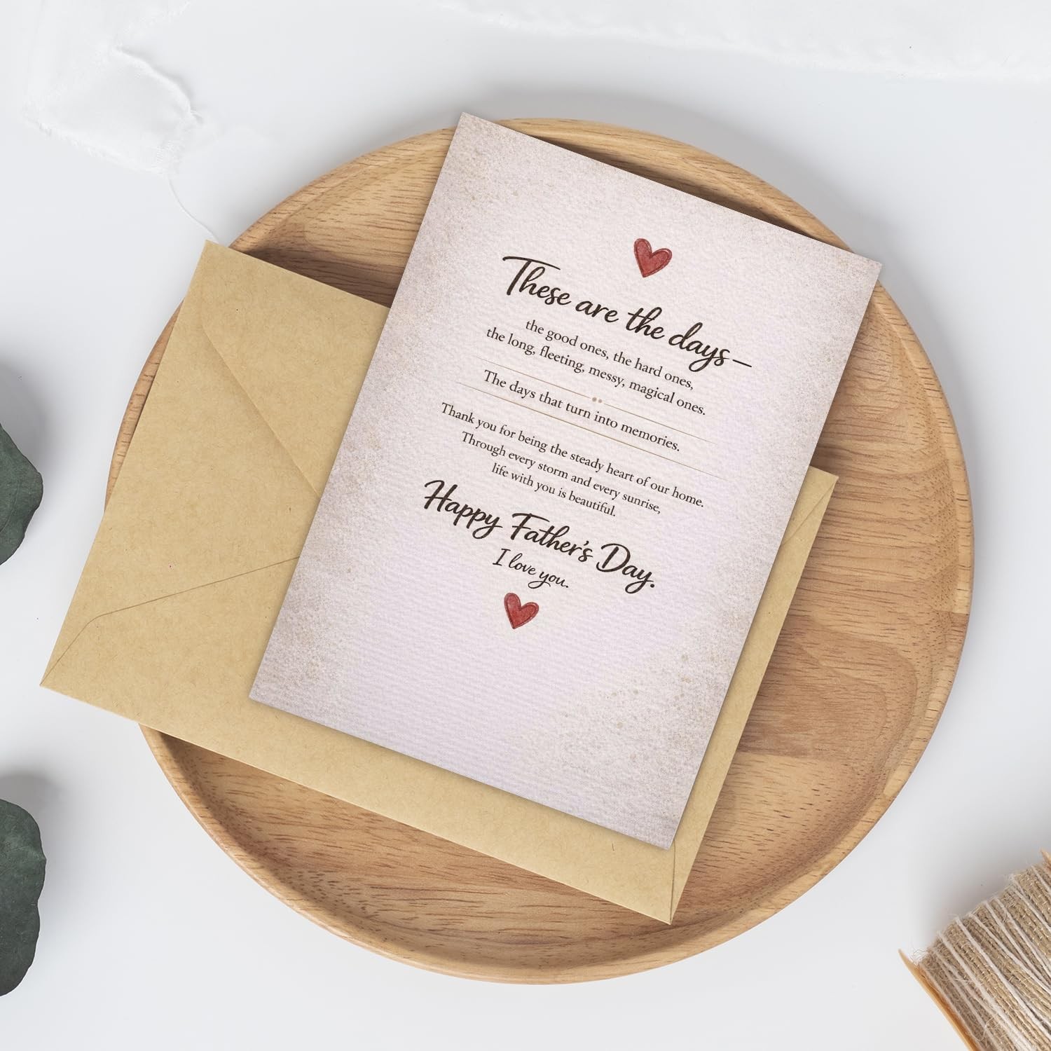 FeliBebe Fathers Day Card for Husband, Men, Romantic style02