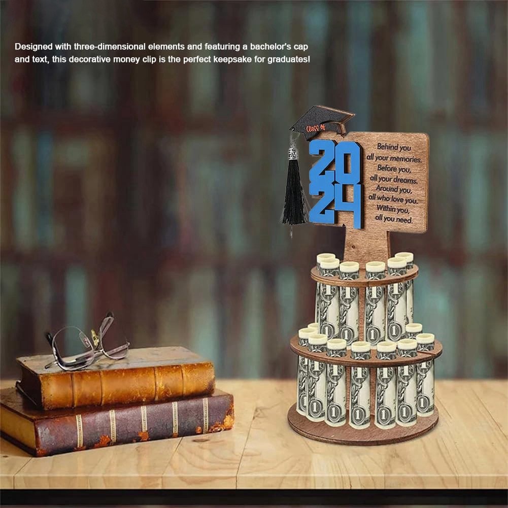 2024 Graduation Gift Money Holder Congratulation Card Holder Money Cake for4906