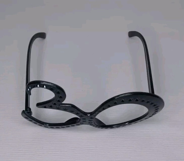 30th Birthday Novelty Number 30 Glasses Black Plastic